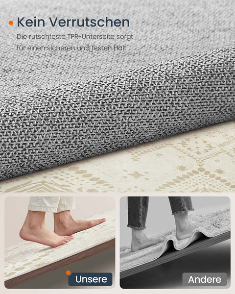 Rootz Boho Carpet – Fluffy & Cozy Rug – Sandbars Pattern – Soft Feel – Polyester & Felt – 160cm x 230cm