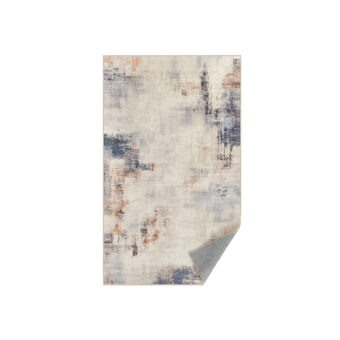 Rootz Carpet - Machine Washable Rug -  Brown Area Mat - Easy Maintenance - 92cm x 153cm