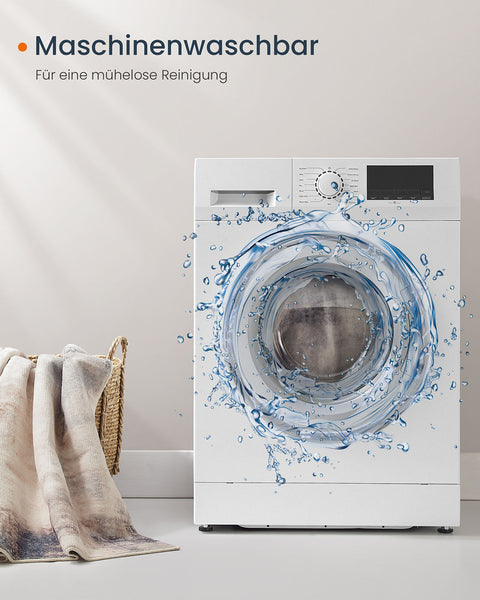 Rootz Carpet - Machine Washable Rug -  Brown Area Mat - Easy Maintenance - 92cm x 153cm