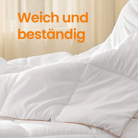 Rootz 300 GSM Duvet - Comforter - Quilt - Soft & Lightweight - White - 200cm x 135cm