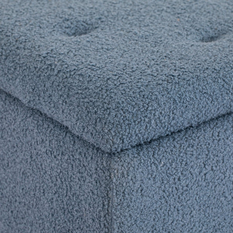 Rootz Upholstered Bench - Storage Bench - Entryway Bench - Elegant Cashmere-Look Cover - 95cm x 38cm x 45cm