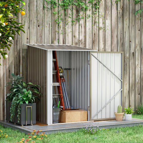 Rootz Garden House - Device Shed - Storage Shed - Lockable Door - 1m² Space - Durable Steel - 100cm x 103cm x 160cm