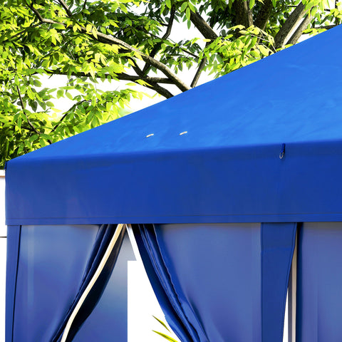 Rootz Garden Pavilion - Outdoor Tent - Foldable Canopy - UV Protection - 590cm x 295cm x 285cm - Easy Transport Bag