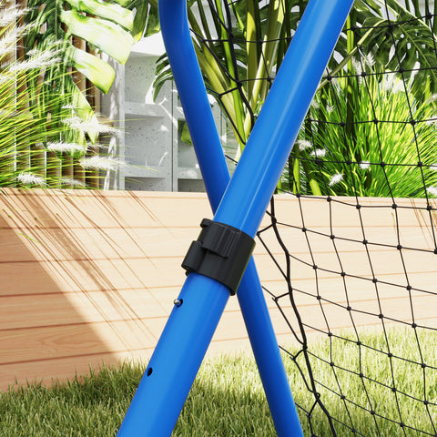 Rootz Football Rebounder Net - Bounce Back Net - Soccer Training Aid - Adjustable & Foldable - 78 x 84 x 65-78 cm - Enhance Ball Control Skills