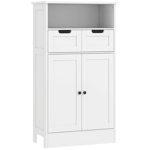 Rootz Bathroom Cabinet - Storage Unit - Organizer - Adjustable Shelf - 60 x 30 x 109 cm