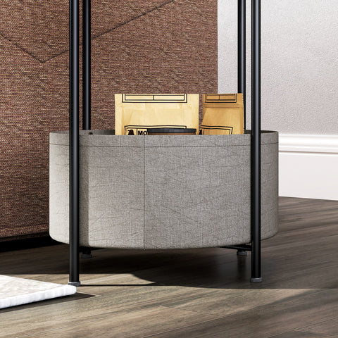 Rootz Round Side Table - Coffee Table - Bedside Table - Elegant Design - 44cm x 44cm x 56cm