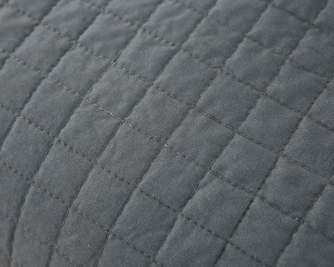 Rootz Reversible Bedspread - Sofa Throw Blanket - Polyester - Breathable - Versatile - Dark Gray - 360 g/m² - 1 cm Hem - 150cm x 200cm