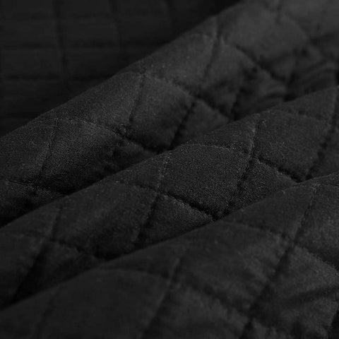 Rootz Daily Blanket Quilted Black - WEDENDESIGN Patchwork - Bedspread - Extra Comfort - 220 x 240 cm - Modern - Machine Washable