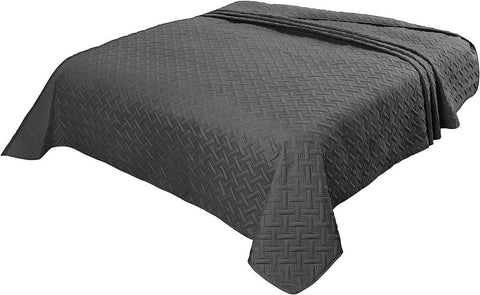 Rootz Geometric Bedspread - Duvet Cover - Reversible Quilt - 100% Microfiber - Modern Design - 170cm x 210cm, 220cm x 240cm, 240cm x 260cm
