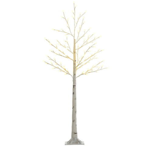 Rootz Illuminated Artificial Light Tree - LED Light Tree - Pre-lit Christmas Tree - Foldable Branches - Warm White Lights - 20cm x 20cm x 150cm