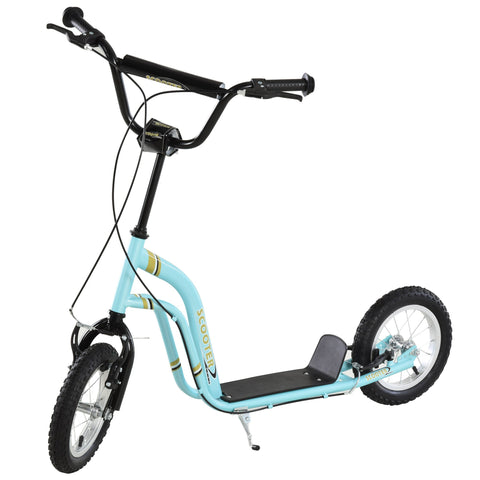 Rootz Children's Scooter - Kid's City Scooter - Aluminum Kick Scooter - Enhances Balance - 120cm x 58cm x 85-95cm - Blue