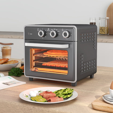 Rootz Multifunctional Mini Oven - Compact Oven - Versatile Cooker - 20L Capacity - 36cm x 37.7cm x 34.5cm