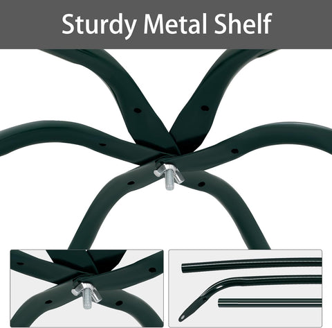 Rootz Conical Greenhouse - Garden Shelter - Plant Protector - UV Protection, Durable Design, Optimal Ventilation - 240cm x 200cm x 240cm / 160cm x 180cm x 160cm