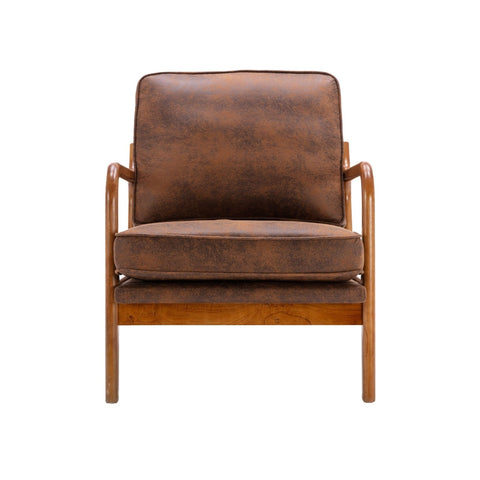 Rootz Modern Elegant Armchair - Stylish Chair - Comfortable Seating - Unparalleled Comfort - 65cm x 80cm x 76cm