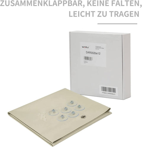 Rootz Thermo Roof Window Roller Blind - Darkening Blind - Suction Cups - Sun & Heat Protection - Brown 76x115 cm