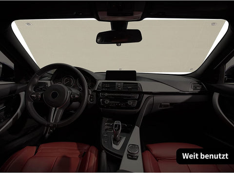 Rootz Thermo Roof Window Roller Blind - Darkening Blind - Suction Cups - Sun & Heat Protection - Brown 76x115 cm