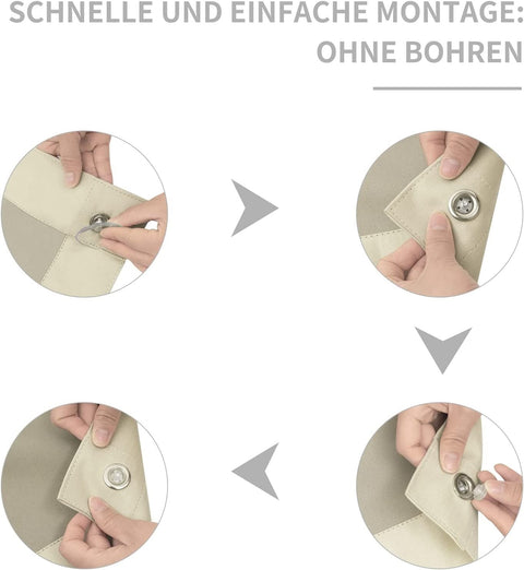 Rootz Thermo Roof Window Roller Blind - Darkening Blind - Suction Cups - Sun & Heat Protection - Brown 76x115 cm