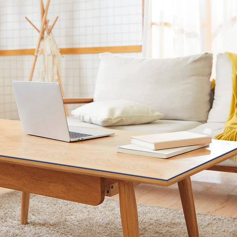 Rootz Transparent PVC Tablecloth - Waterproof Cover - Protective Table Film - Durable & Heat-Resistant to 80°C - 80 x 140 cm