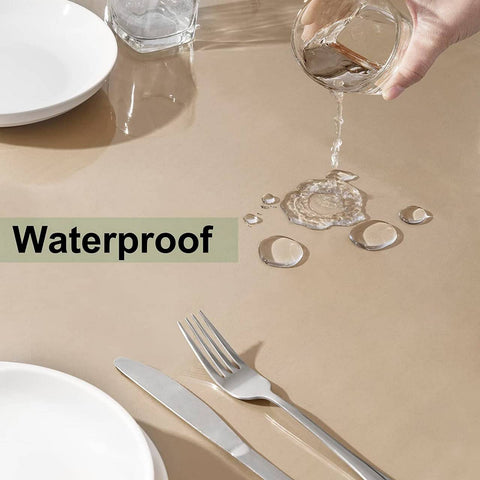 Rootz PVC Tablecloth - Waterproof Table Film - Transparent Table Protector - Durable & Heat-Resistant - 2mm Thick - 90x140cm