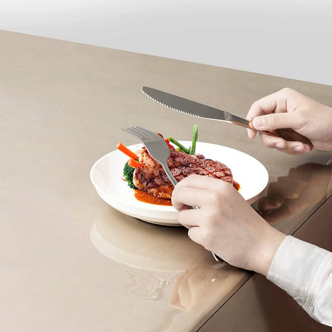 Rootz Transparent PVC Tablecloth - Waterproof Table Film - Clear Dining Protector - Scratch Resistant - 70x120 cm