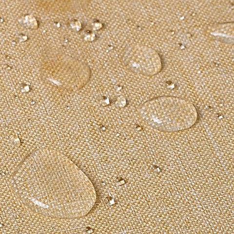 Rootz Tablecloth - Washable Brown- Polyester Table Cover - Water-Repellent - 130 x 220cm - Durable & Stylish Protection