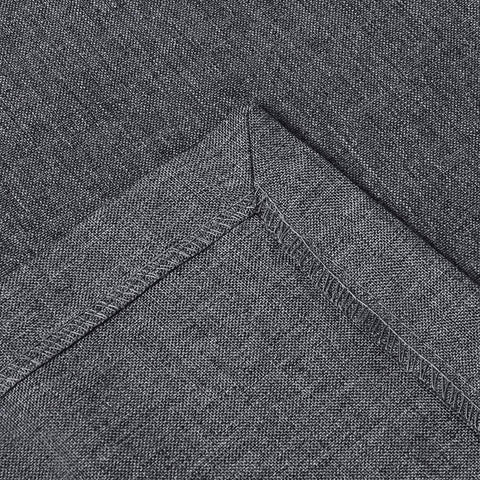 Rootz Washable Gray Tablecloth - Dining Table Cover - Stain-Resistant Linen Texture - Water-Repellent Protection - 130x260cm