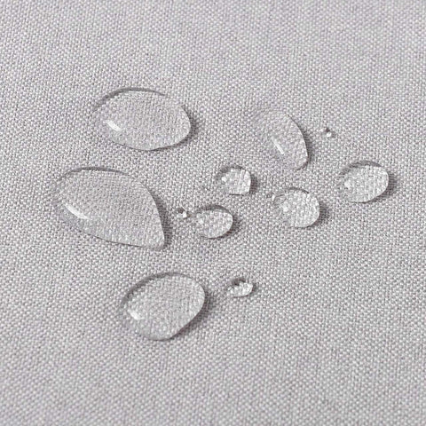 Rootz Tablecloth - Washable Cover - Water-Repellent Linen - Protects from Spills -  Grey 130x220cm