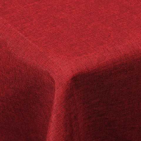 Rootz Red Washable Tablecloth - Water-Repellent - Stain-Resistant - Protects Surfaces - 135x200cm - Ideal for Dining & Outdoor Use