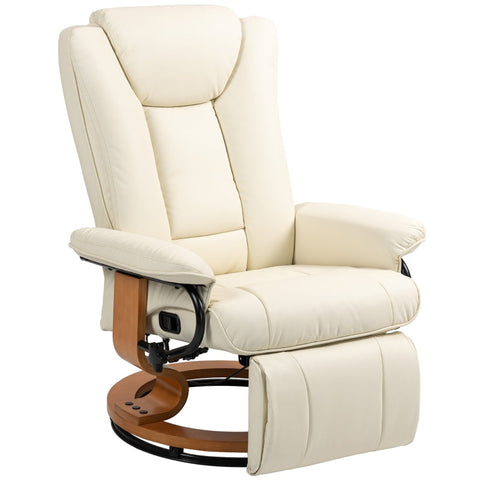 Rootz Relax Chair - TV Armchair - Faux Leather Recliner - Compact Reclining Chair - 78cm x 88cm x 103cm