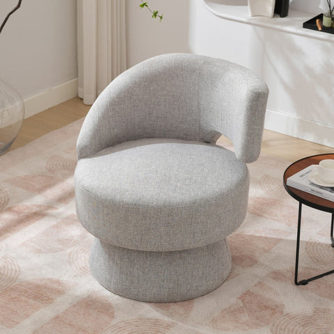 Rootz Swivel Chair - Office Chair - Rotating Chair - Ergonomic Support - 360° Rotation - 72cm x 53cm x 77cm