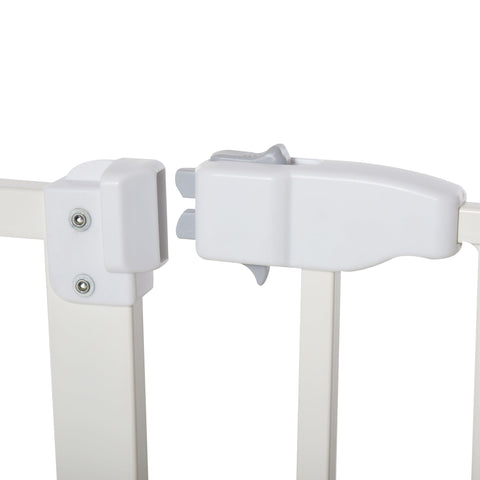Rootz Pet Safety Gate - Adjustable Pet Barrier - Dog Gate - Steel Automatic Closing - 74-80/91.5-97.5W x 76.2H cm
