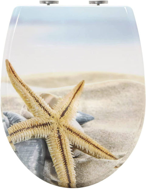 Rootz Toilet Seat - Soft-Close Lid - Quick Release Function - Duroplast - 36.5cm x 44.5cm - Universal Oval Standard - Antibacterial