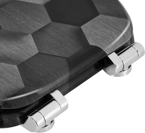 Rootz Toilet Seat - MDF Lid - Soft-Close - Easy Clean & Water-Repellent - O Shape - 37.8cm x 43.5cm