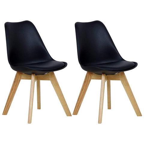 Rootz Dining Chair - Kitchen Chair - Modern Seating - High-Density Foam - Ergonomic Design - Anti-Slip - 48cm x 42cm x 82cm