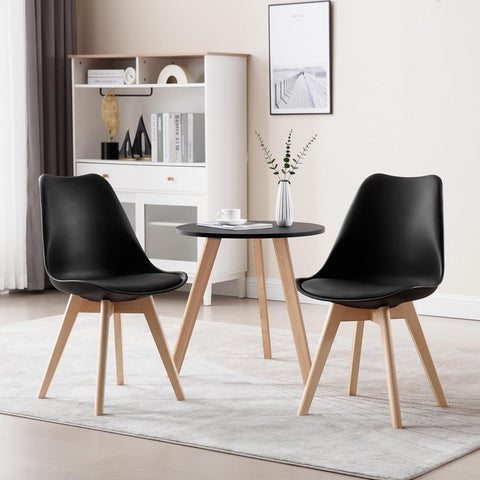 Rootz Dining Chair - Kitchen Chair - Modern Seating - High-Density Foam - Ergonomic Design - Anti-Slip - 48cm x 42cm x 82cm