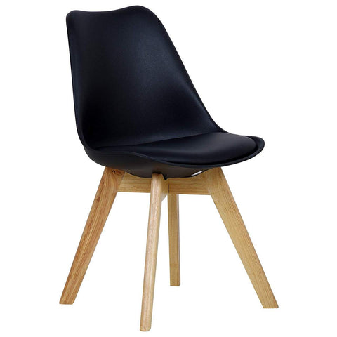 Rootz Dining Chair - Kitchen Chair - Modern Seating - High-Density Foam - Ergonomic Design - Anti-Slip - 48cm x 42cm x 82cm