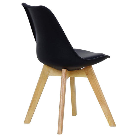Rootz Dining Chair - Kitchen Chair - Modern Seating - High-Density Foam - Ergonomic Design - Anti-Slip - 48cm x 42cm x 82cm