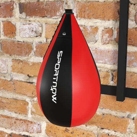 Rootz Wall Boxing Platform - Speed Ball Box Bag - Height Adjustable - Space-Saving Design - 73cm x 60cm x 60cm