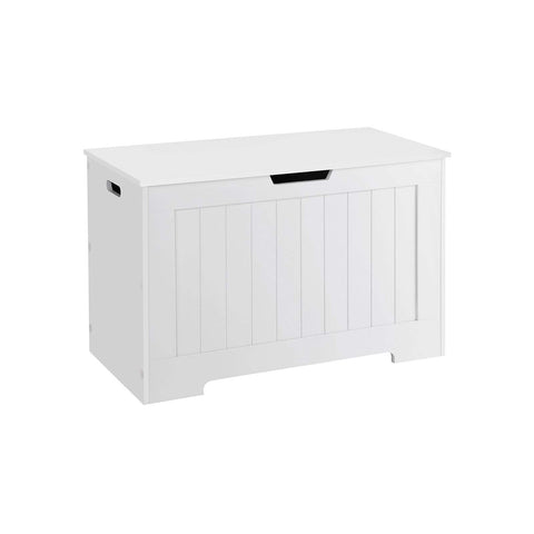 Rootz Storage Chest - Bench Box - MDF Organizer - 180kg Capacity - 76cm x 48cm x 40cm - White