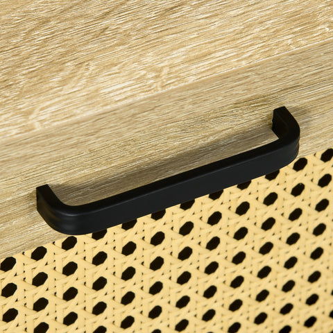 Rootz Coffee Table with Folding Tray - Living Room Table - Natural Wood Finish - Space Saver - 106 x 56.3 x 48 cm