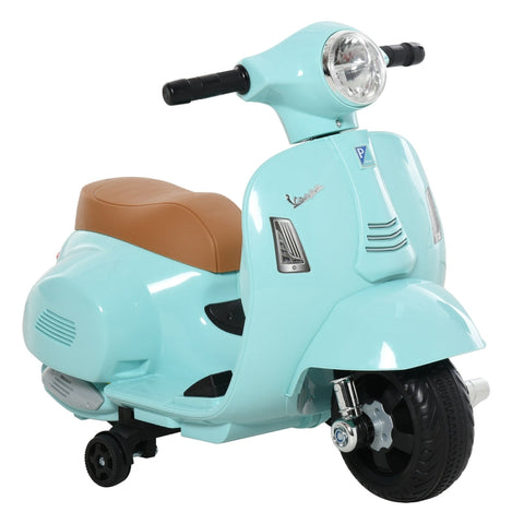 Rootz VESPA Electric Motorcycle for Kids - Children's Ride-On Bike - Toddler Electric Scooter - Realistic Driving Experience - Enhanced Safety - Comfortable Ride - 66.5cm x 38cm x 52cm - PP Plastic & Metal
