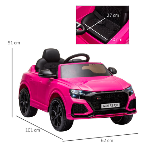 Rootz Audi RS Q8 Electric Car for Kids - Ride On Car - Children's Electric Vehicle - Remote Control - 101cm x 62cm x 51cm
