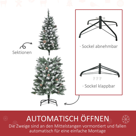 Rootz Artificial Christmas Tree - Festive Tree - Xmas Tree - Fireproof & Realistic - Ø69 x 150 cm