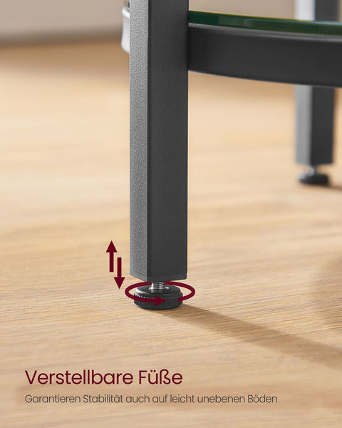 Rootz Side Table 2 Level - Accent Table - End Table - Sleek Design - 45cm x 55cm