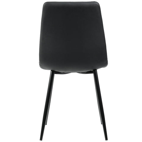 Rootz Faux Leather Dining Chairs - Dining Room Chairs - Kitchen Chairs - Exceptional Comfort - 43L x 40W x 86H cm