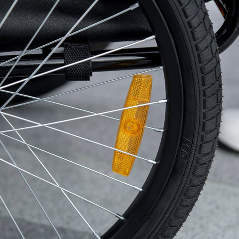 Rootz Dog Trailer - Pet Cart - Dog Carrier - Easy Access - 140cm x 71cm x 83cm