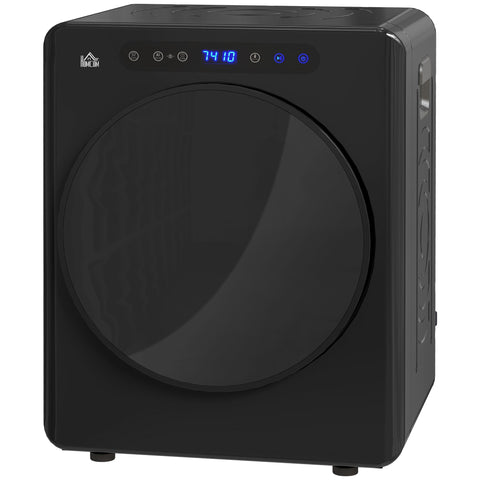 Rootz Compact Tumble Dryer - Clothes Dryer - Laundry Dryer - Touch Operation - 4kg Capacity - 49cm x 43cm x 61cm - Black