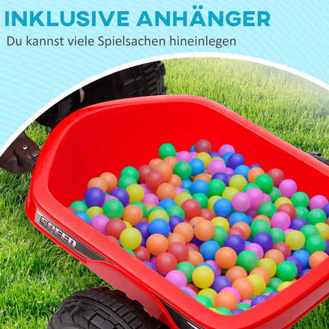 Rootz Children's Quad - Kids ATV - Electric Ride-On Toy - Motor Skills Development - 106cm x 41.5cm x 48.5cm