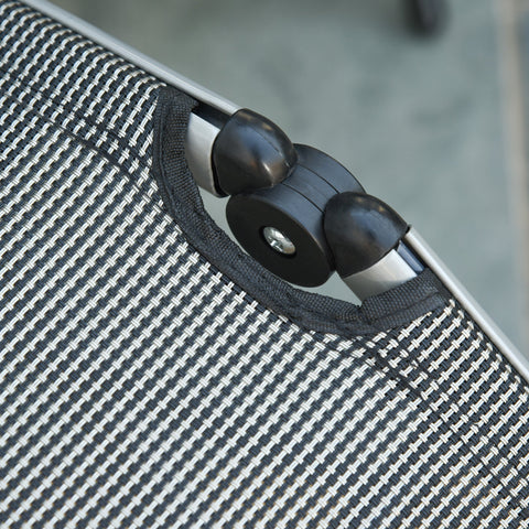 Rootz Foldable Sun Lounger - Lying Chair - Relax Lounger - Adjustable Backrest & Footrest - Compact Design - 153cm x 58cm x 76cm