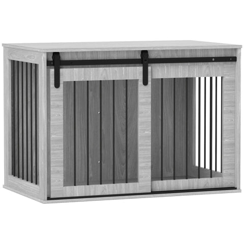 Rootz Dog Crate - Pet Cage - Pet House - Airy Ventilation - Stable Construction - 98cm x 58cm x 61cm